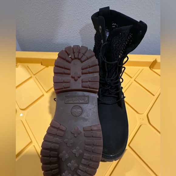 Timberland mesh leather boots - Picture 3 of 4